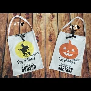 Custom Halloween bags limited supply left